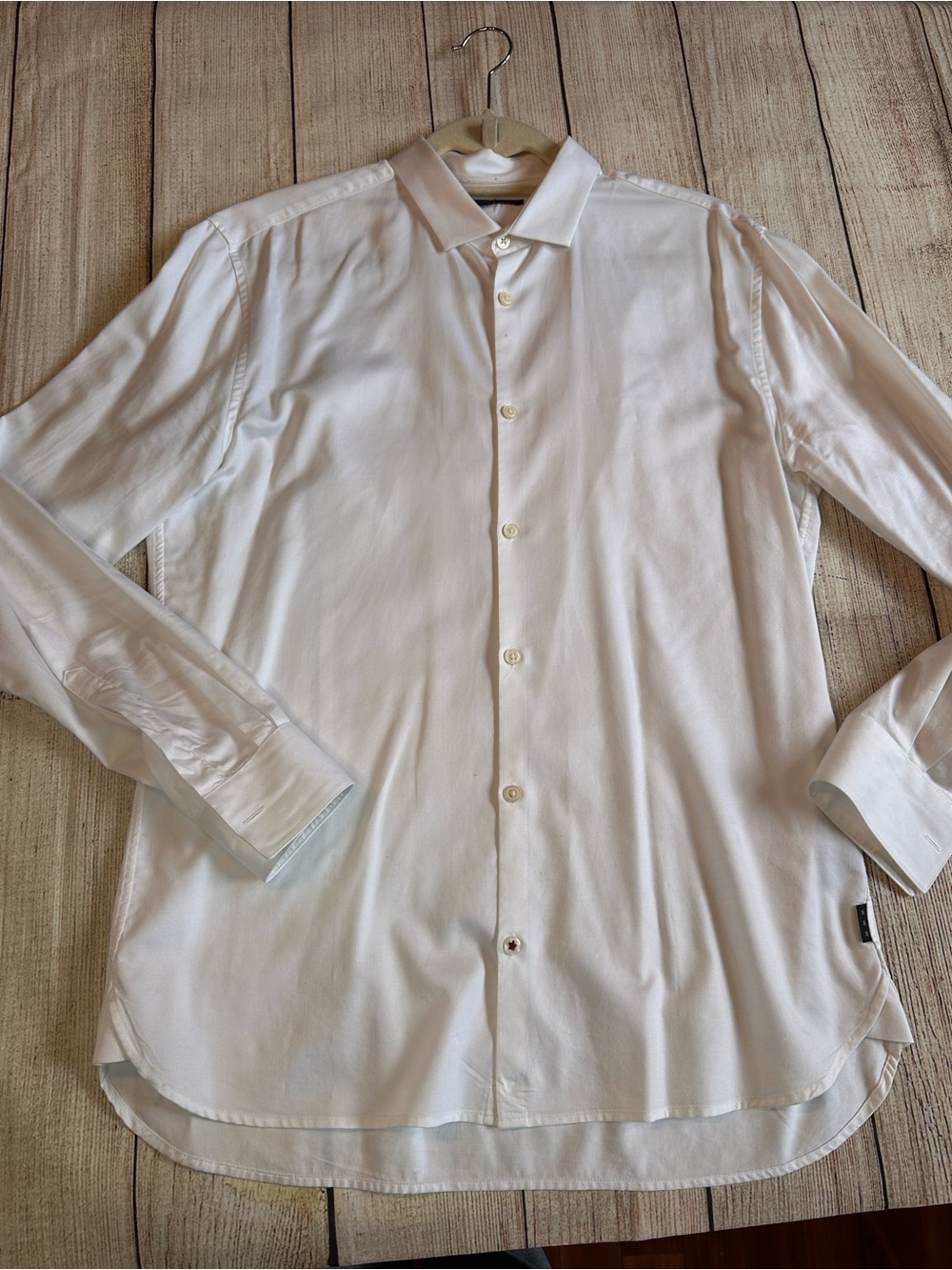 John Varvatos Star USA Soho Slim Fit White Shirt M